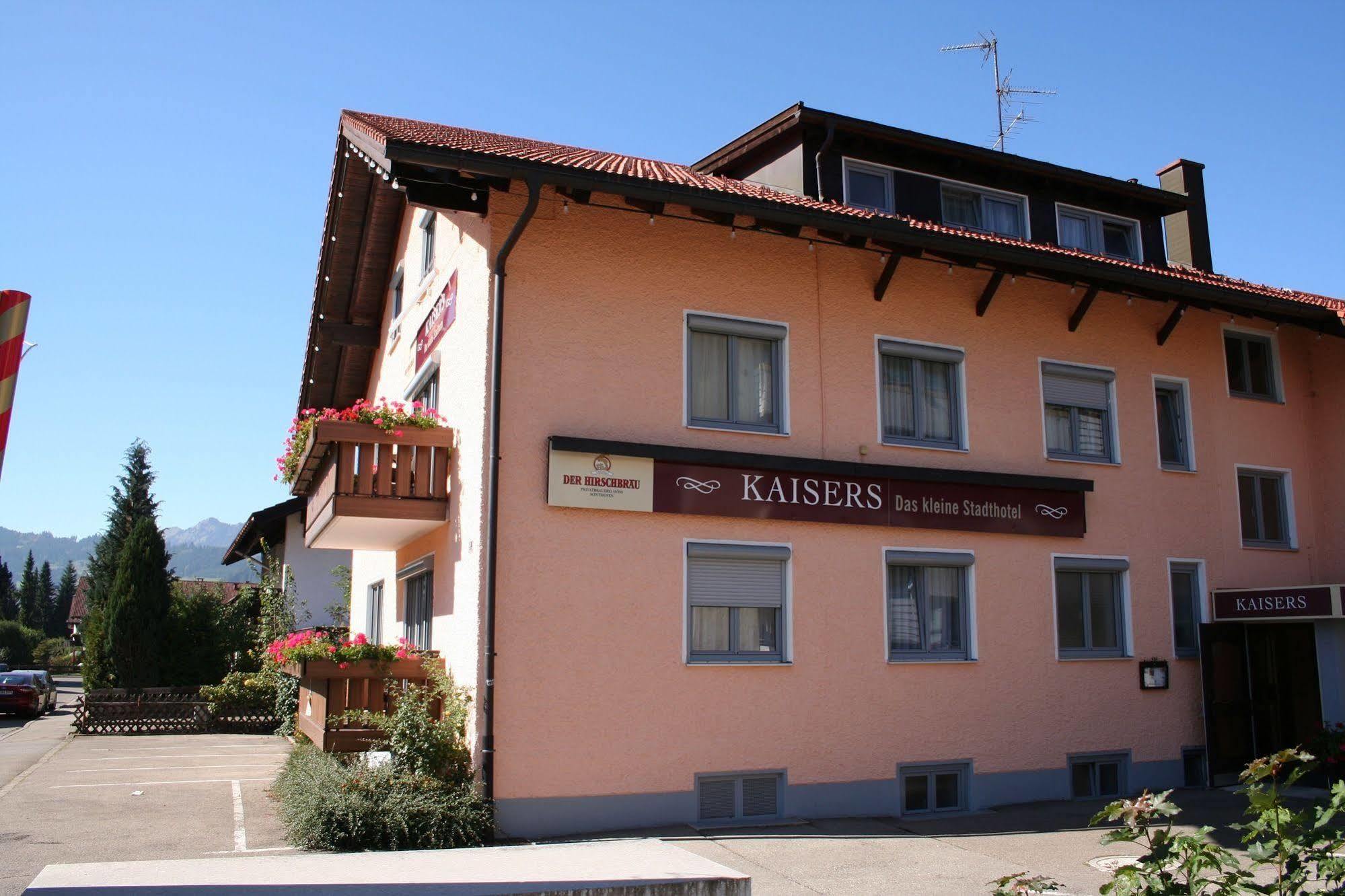 Kaisers Das Kleine Stadthotel Sonthofen Eksteriør bilde
